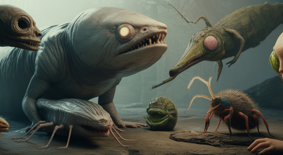 Ornate music box with living insectoid mechanism.