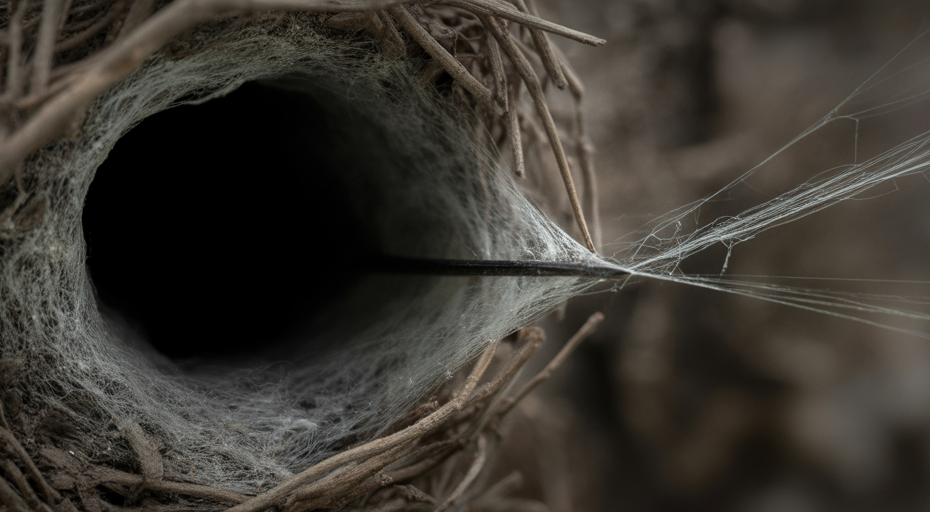 Deceptive fake door on bird nest