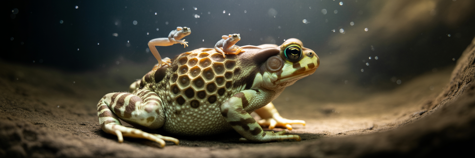 The Suriname Toad That Gives Birth Through Holes in Its Back
