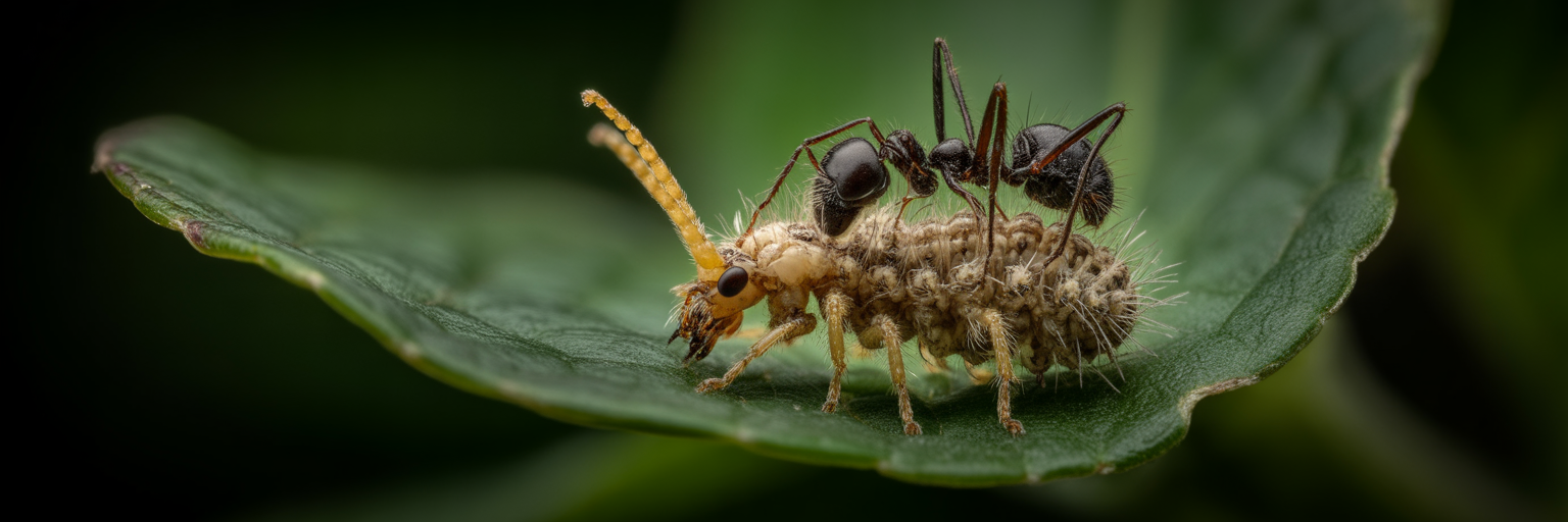 The Caterpillar That Wears Dead Ant Heads as a Helmet