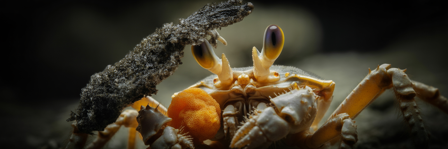 The Crab That Wears Seaweed Like a Bad Disguise