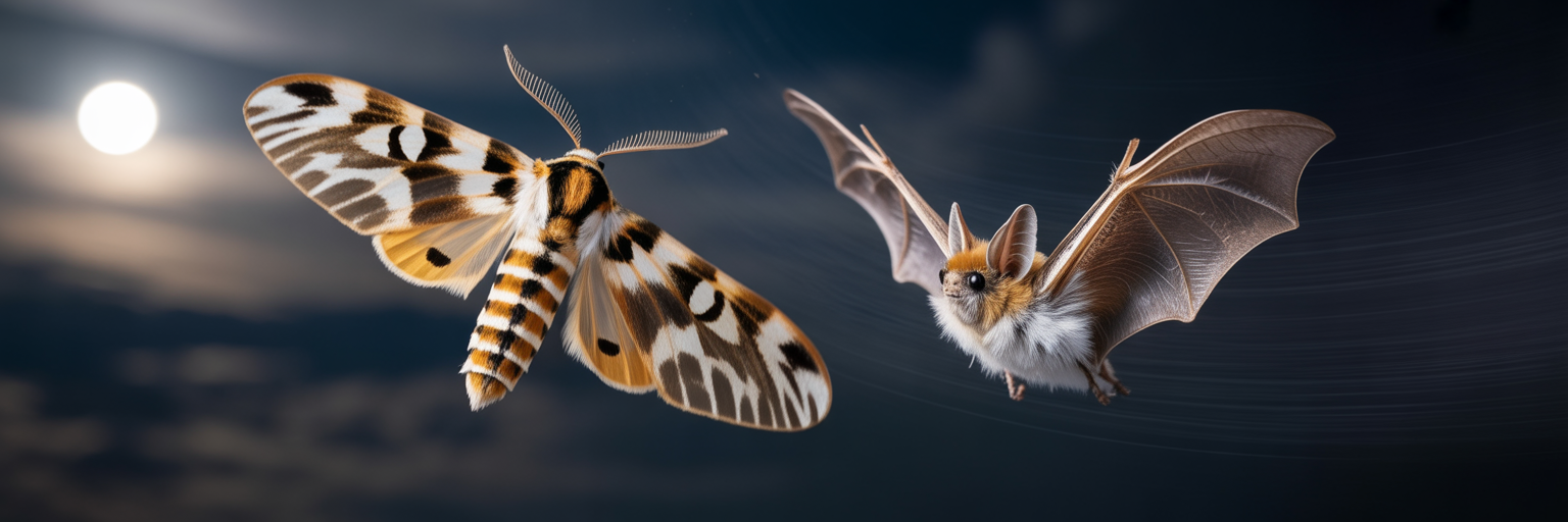 The Moth That Jams Bat Sonar Like a Tiny Fighter Jet