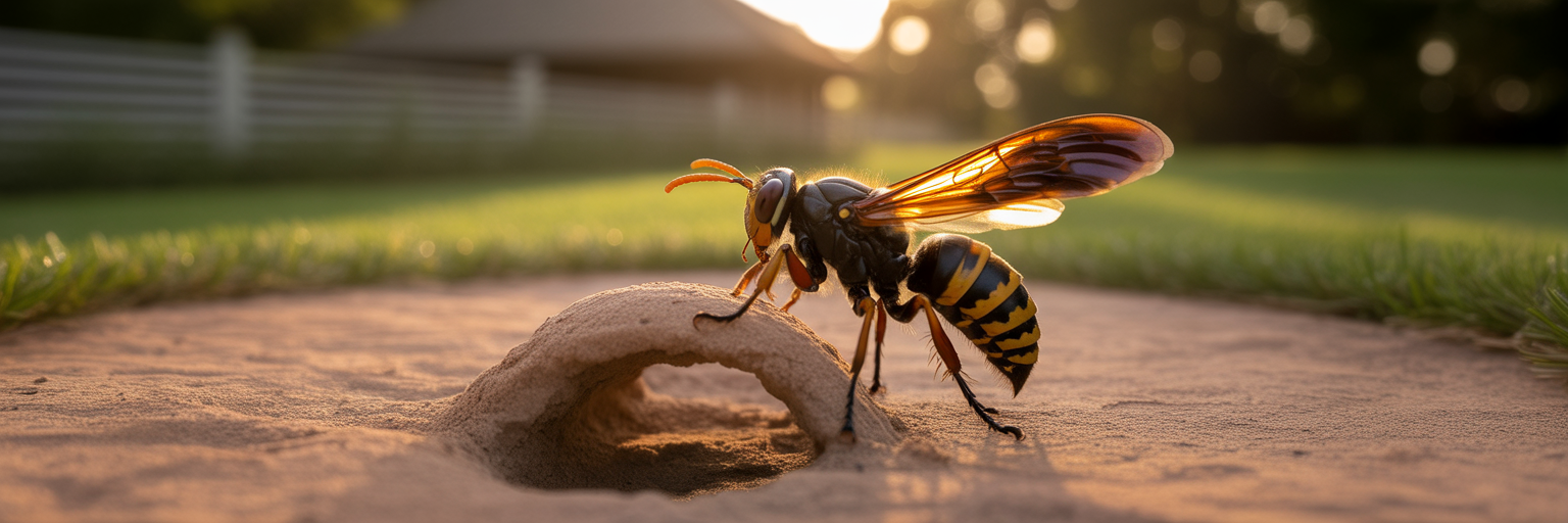 Anatomy of a Wasp’s Lair: The Cicada Killer’s Underground Home