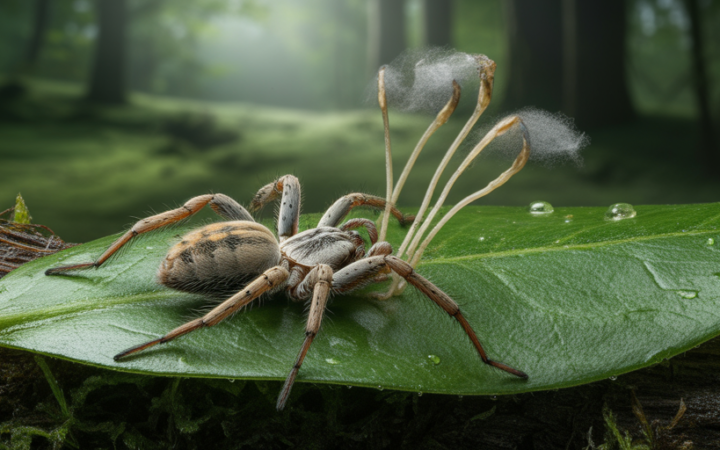 How Zombie Spider Fungus Hijacks Spiders