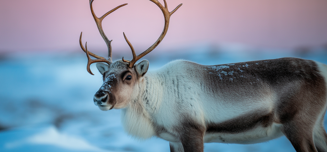 The Reindeer Whose Eyes Turn Blue Every Winter