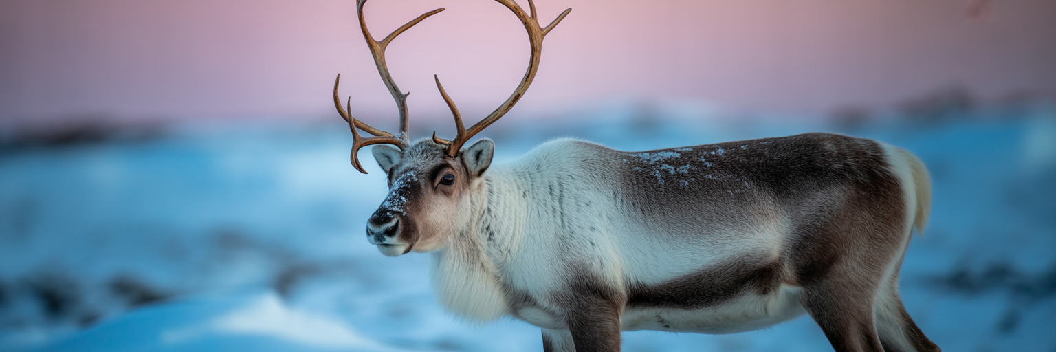 The Reindeer Whose Eyes Turn Blue Every Winter