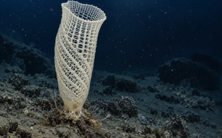 How Glass Sponges Build Silica Skeletons