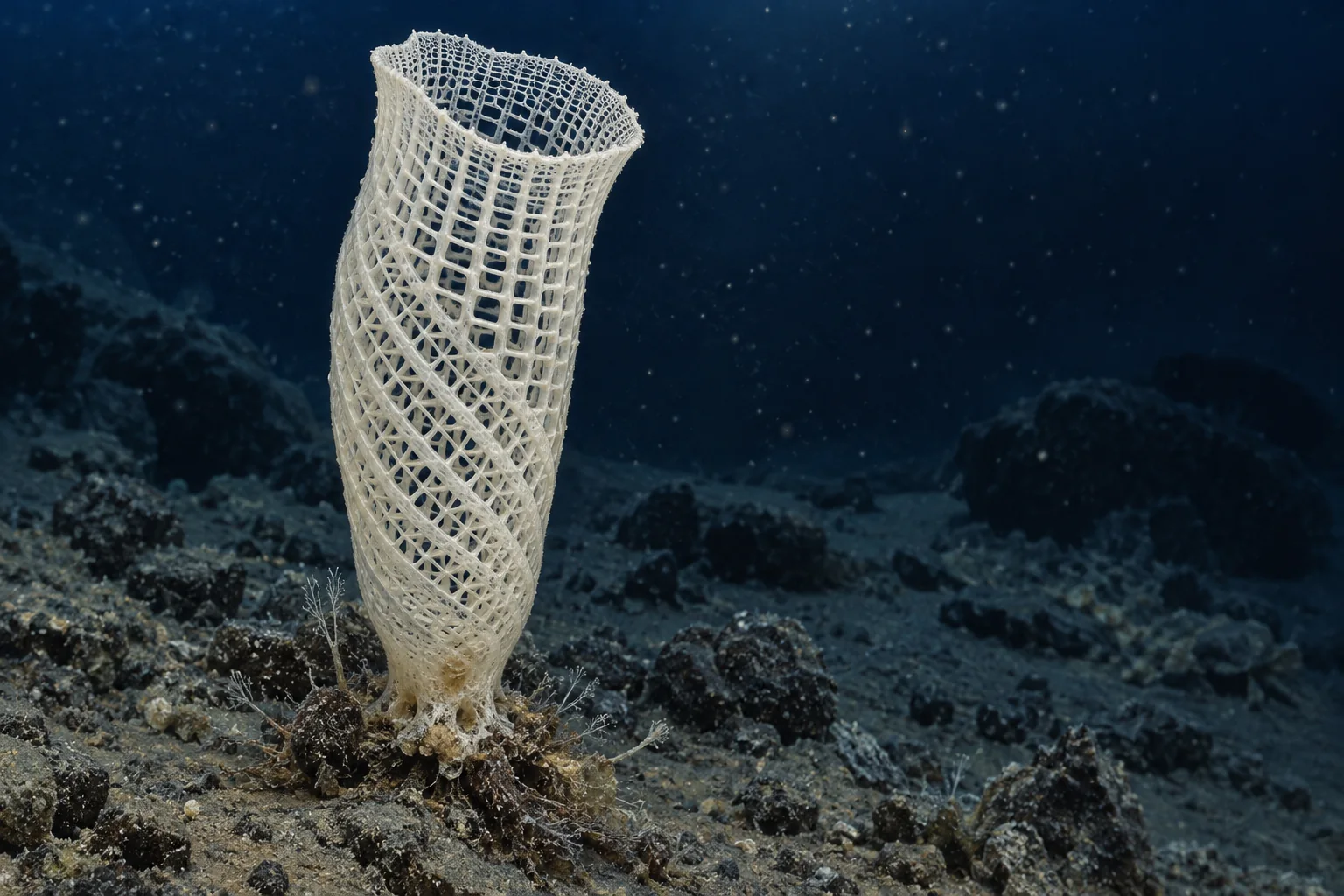 How Glass Sponges Build Silica Skeletons